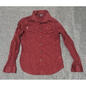 Murano Men's M Maroon Long Sleeve Shirt